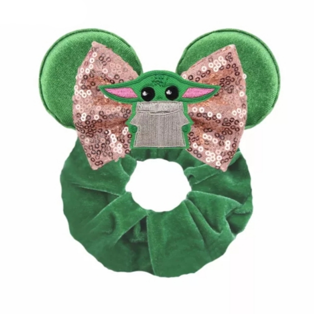 Chouchou "elastic scrunchie" Green Yoda